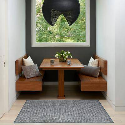 Nourison Tulum Solid Area Rug Blue