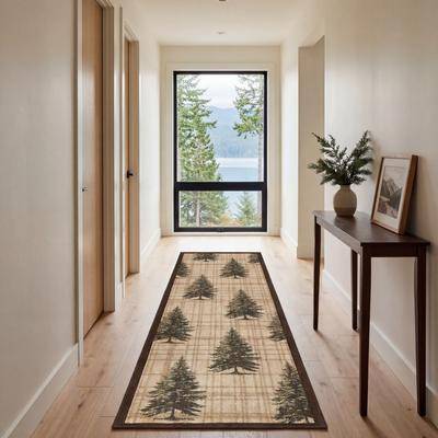 Washable rugs Eddie Bauer Printed Washable Rugs Multicolor
