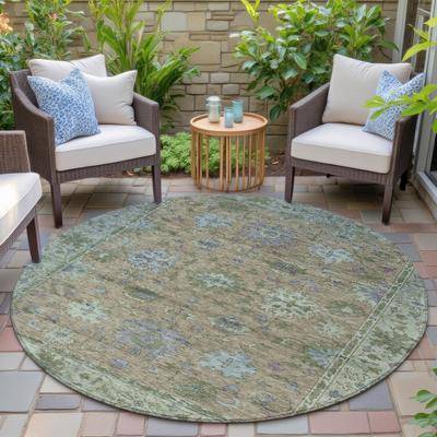 Addison Rugs Indoor Outdoor Traditional Farmhouse Chantille Rug Multicolor