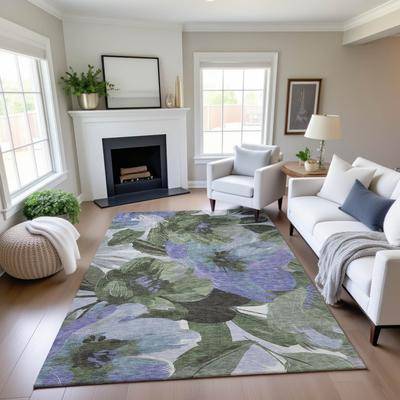 Addison Rugs Premium Washable Super Soft Modern Floral Mayfield Rug