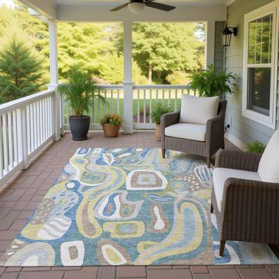 Addison Rugs Machine Washable Indoor Outdoor Modern Picasy Chantille Rug
