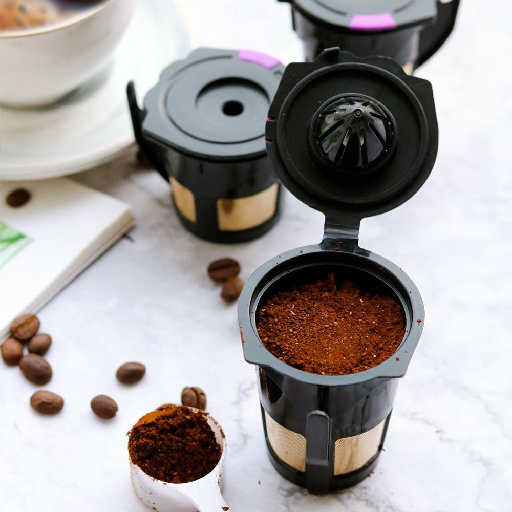 iCafilas 3 St Uppgraderat Återanvändbart Kaffe K-Kopp R1 R2 R3