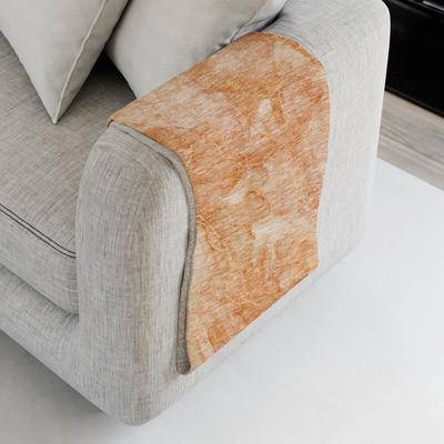 Addison Rugs Premium Machine Washable Abstract Contemporary Sherpa Throw Blanket Blankets