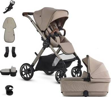 Silver Cross Reef 2 Multi-terrain Modular Stroller Bassinet Bundle