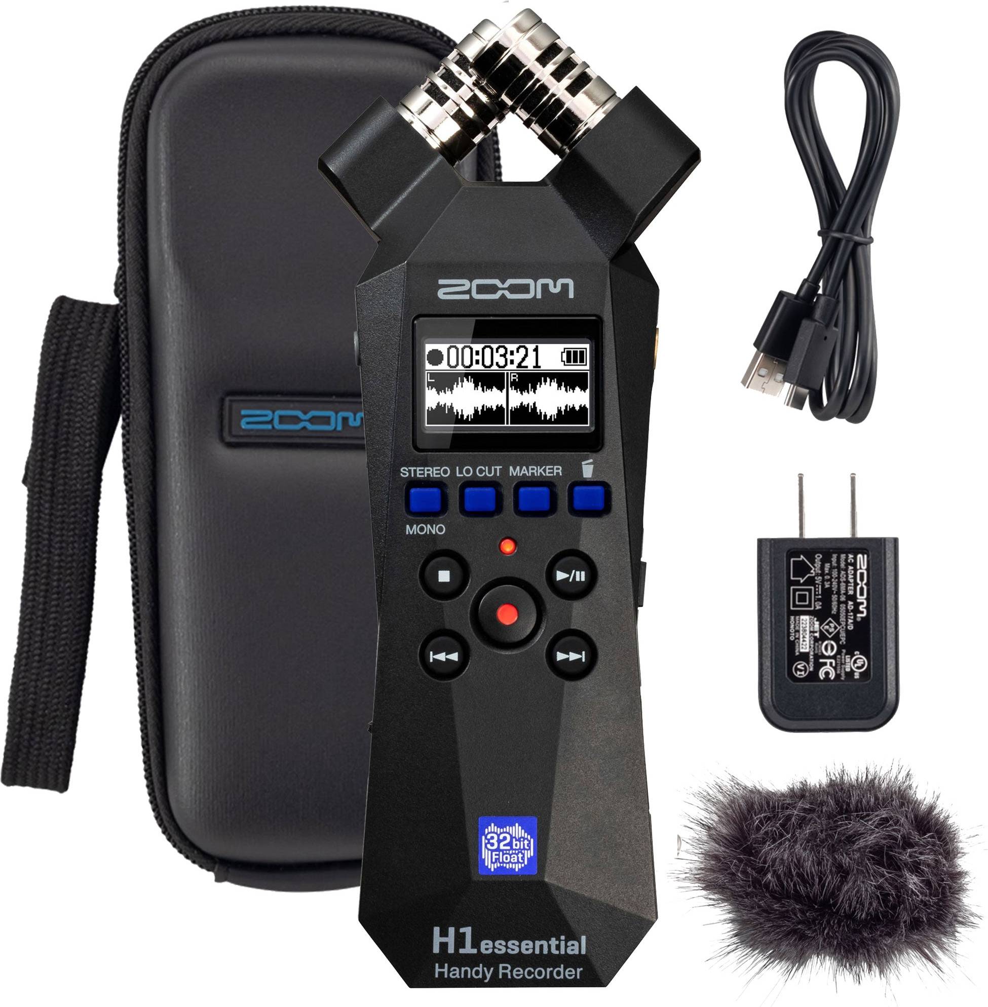 Zoom audio recorder Zoom H1Essential 2-Track 32-Bit Float Audio Recorder