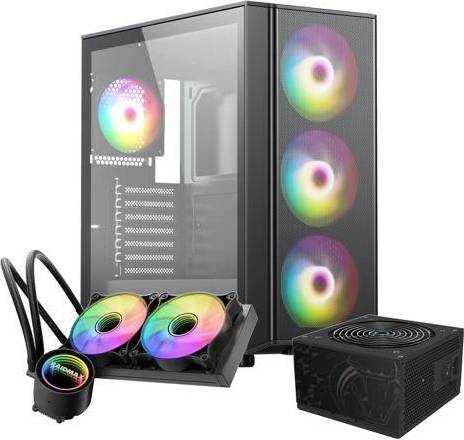 Raidmax X606 AI PC Bundle Mesh Front ATX Case