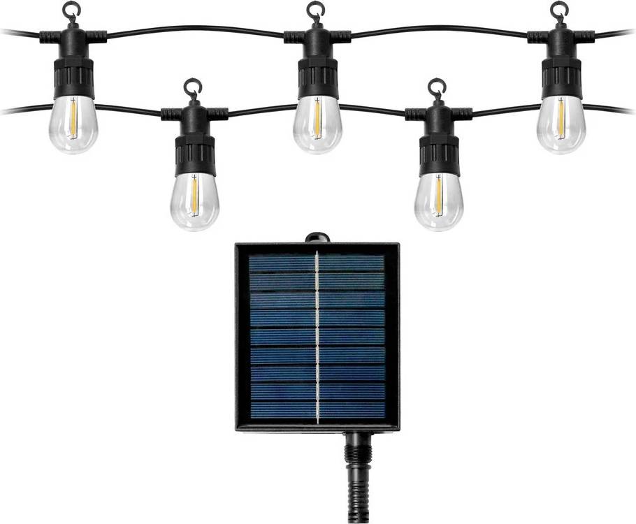 Solar Filament LED Solcell 10m