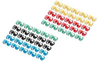 Digitus A-CC-M Colour-Coding Clips for RJ45 Patch Cables 100 Pcs