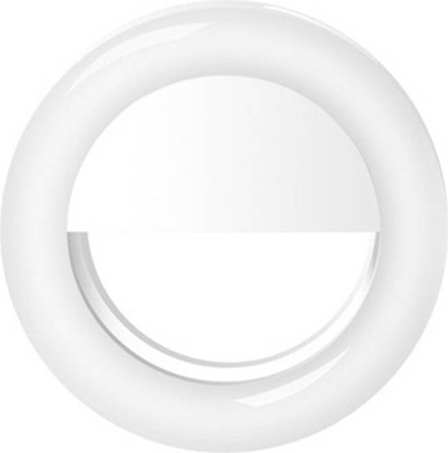 LED Ring Light RK12 Laddningsstil Vit