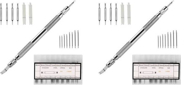 Torribaly Spring Bar Tool Set Extra 12 Tips Pins