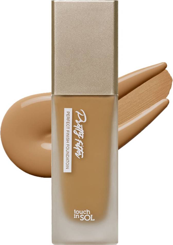 Touch In Sol Pretty Filter Perfect Finish Foundation Flawless Natural Look Lightweight Full-Coverage Matte Base