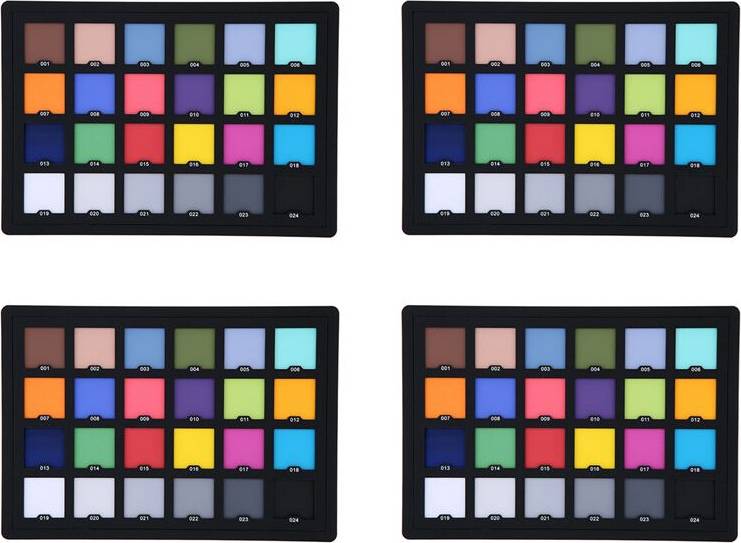 4X 24 Color Card Test
