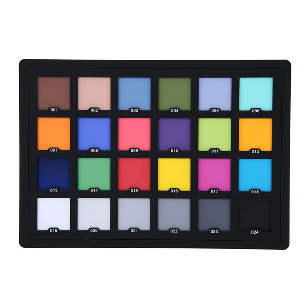 24 Color Card Test Digital Color Correction