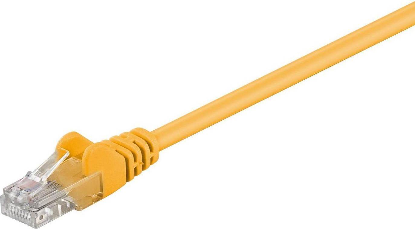 MicroConnect U UTP Cat5e 1M Yellow PVC