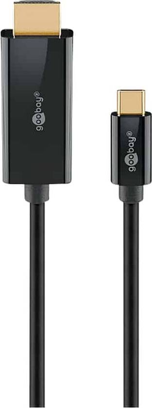 Usb c til hdmi 3 meter Goobay USB Type-C HDMI 3 m Rett