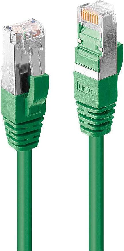 Lindy RJ45 Network Cable Patch CAT 6A SFTP Green 7.5m