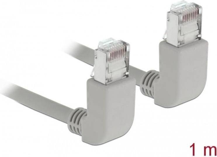DeLock Network Cable RJ45 Cat.6A SFTP Patchkabel Grey