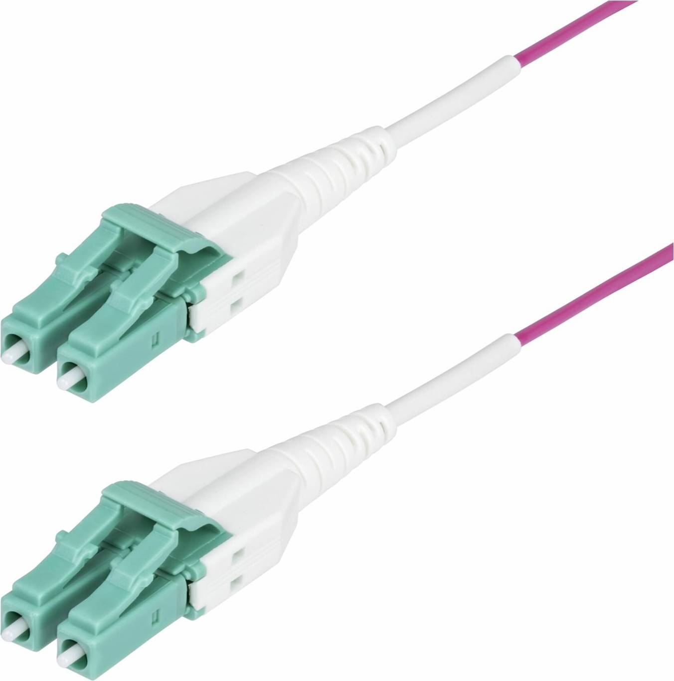 StarTech OM4 LC LC Multimode Fiber Cable Uniboot Ofnr Riser 100G