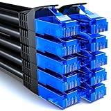 Lan cable DeleyCON Cat6 U-UTP RJ45 Cat-6 LAN Cable Patch Set