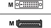 Prokord Videoadapterkabel 1m Sort