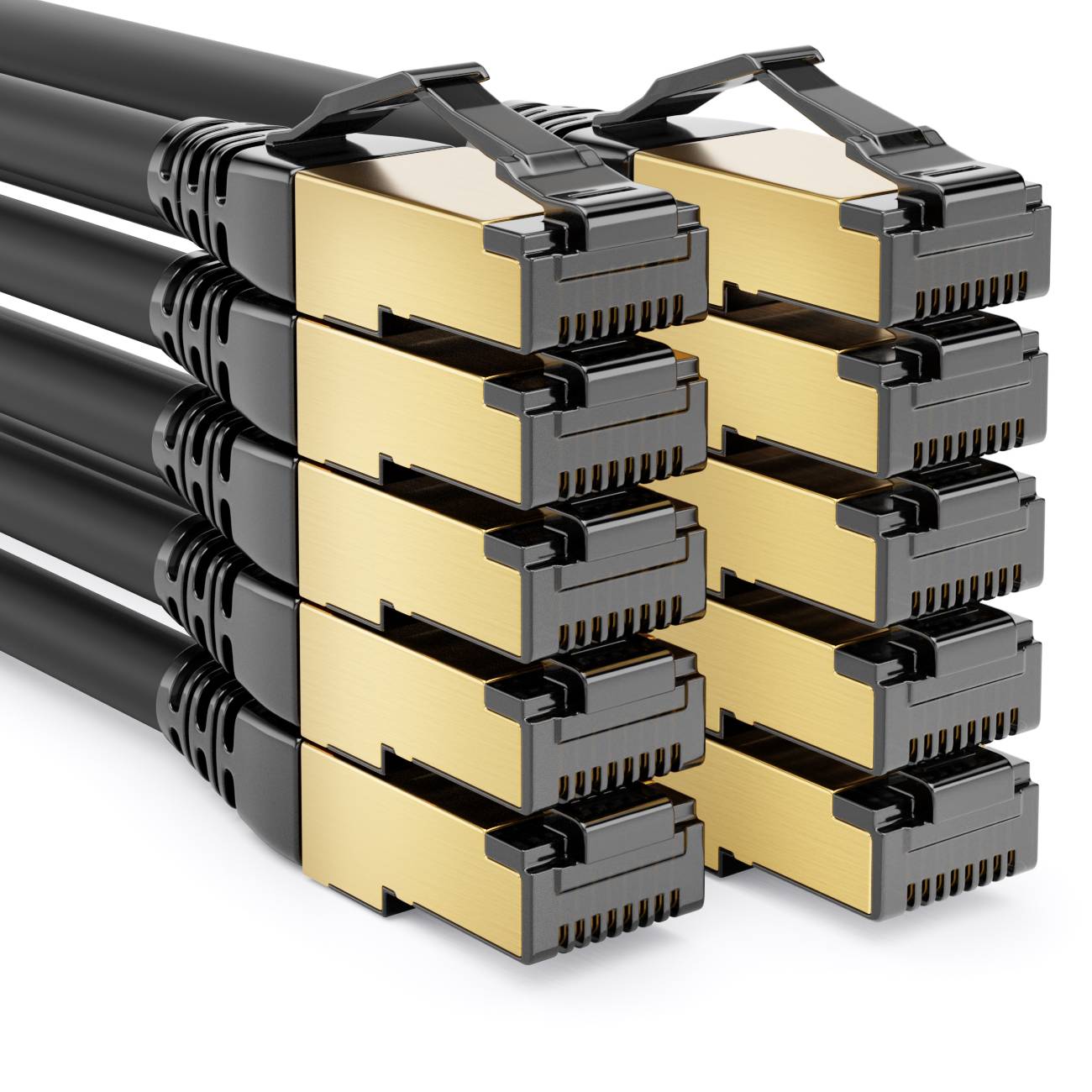 DeleyCON CAT8.1 Patchkabel SFTP PiMF 2000 MHz 40 Gbit RJ45