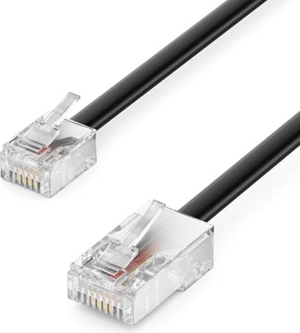 DeleyCON Telefonkabel RJ11 till RJ45 Modularkabel