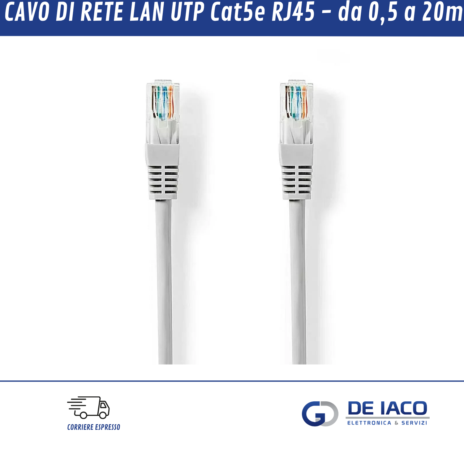 Nedis Cat5e Nätverkskabel U UTP RJ45 Hane 0.50 m Rund PVC