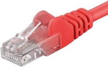 PremiumCord Patch Kabelis UTP RJ45-RJ45 Cat6 7m Raudona