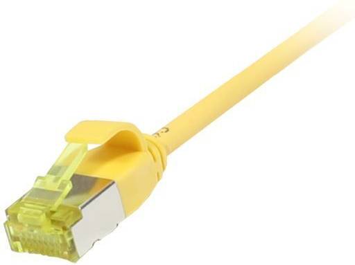 Synergy21 Patchkabel RJ45 CAT6A 75m Gul UFTP Slimline Rund