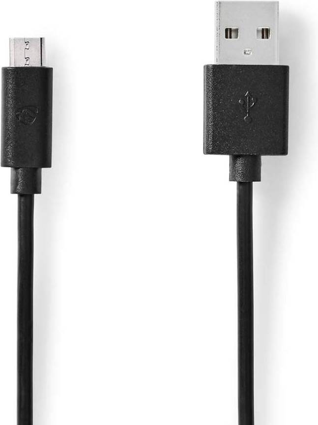 Nedis USB 2.0 USB-A 12W 2.00m Rund PVC