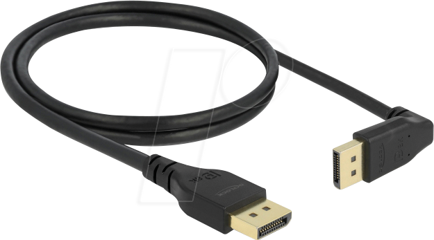 DeLock DisplayPort Kabel 1m Sort