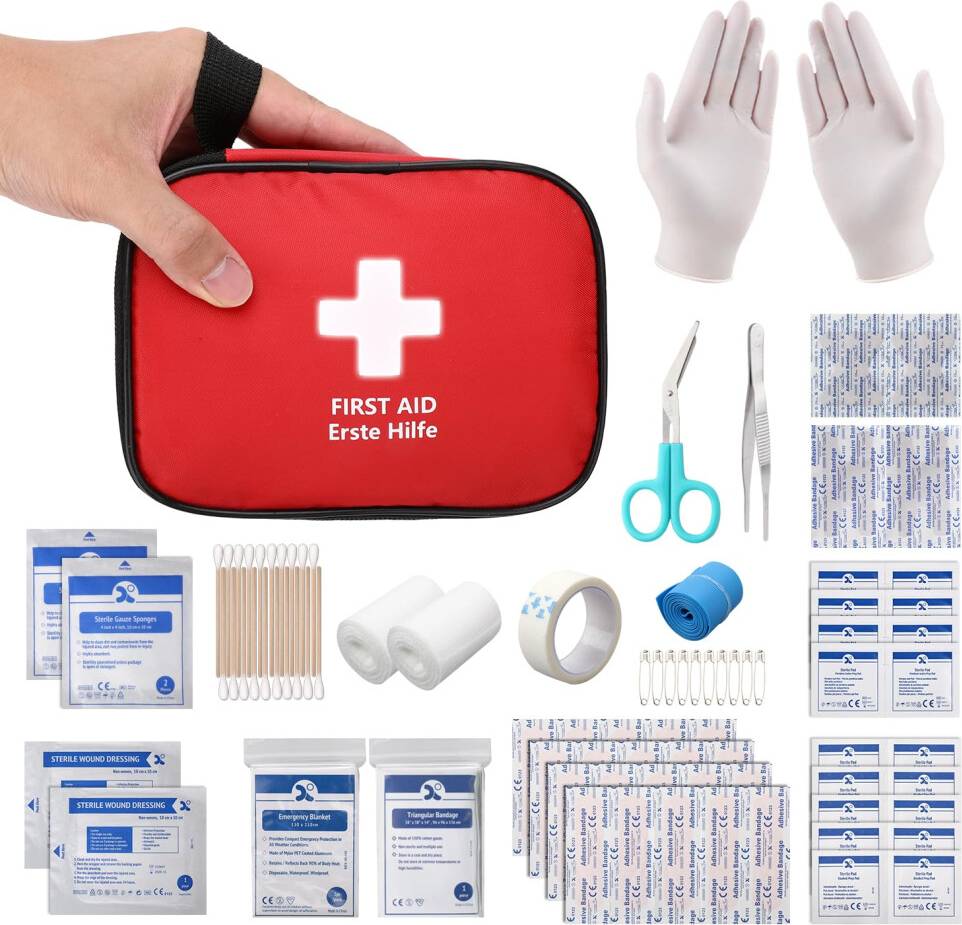 HONYAO First Aid Kit 90 Pcs Mini Compact