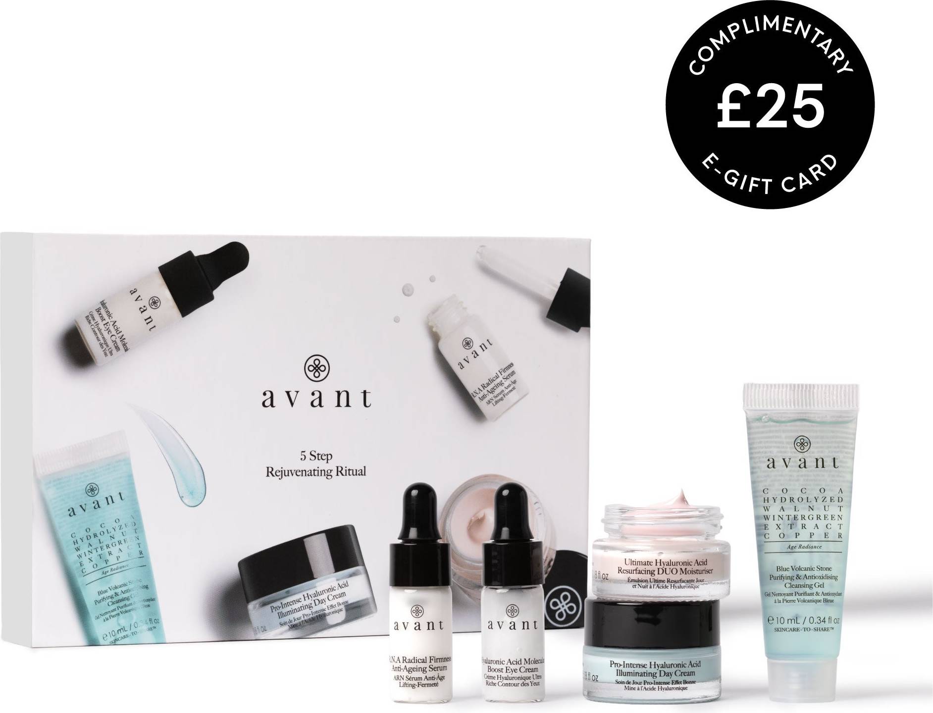 Avant 5-Step Rejuvenating Ritual 25 Digital Gift Card