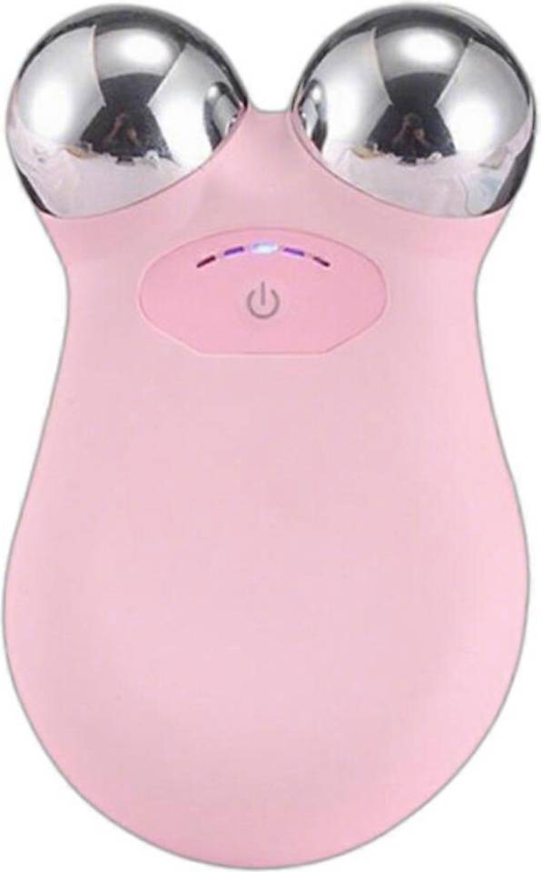 Pink Microcurrent Facial Device