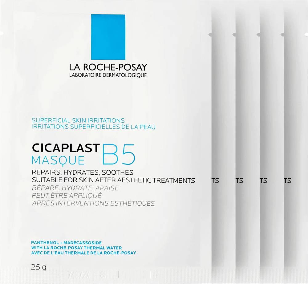 La roche posay b5 La Roche-Posay B5 Pro Multi-Effect Intensive Hydrating Repair Mask 5 Sheets