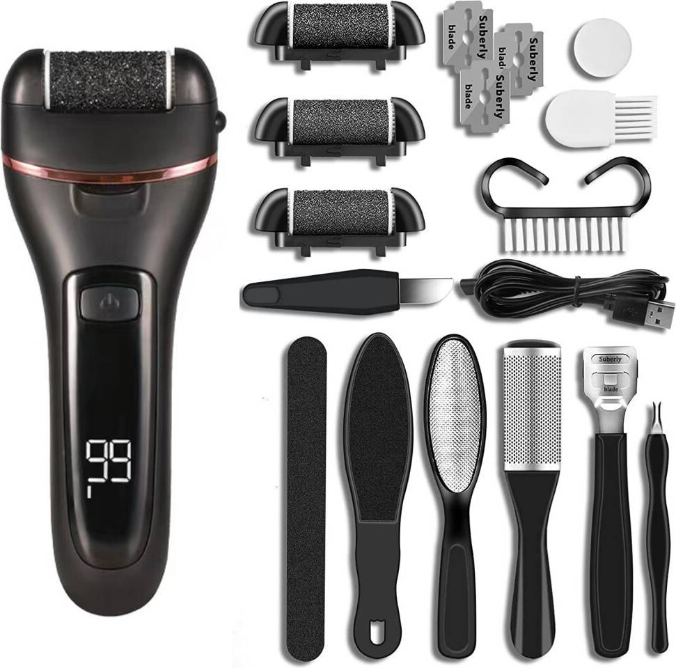 STOYOTU Electric Foot File Callus Remover Set
