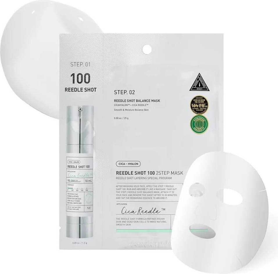 VT Cosmetics Reedle Shot 100 300 2step Mask Sheet 5 Pcs