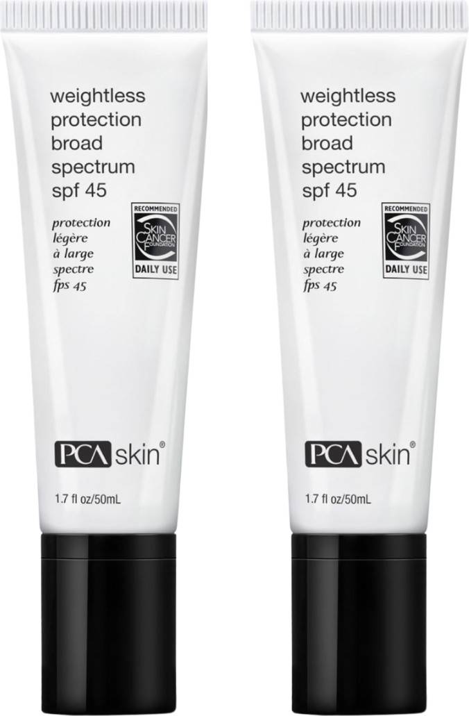 PCA Skin Weightless Protection SPF 45 2 Pack 50ml
