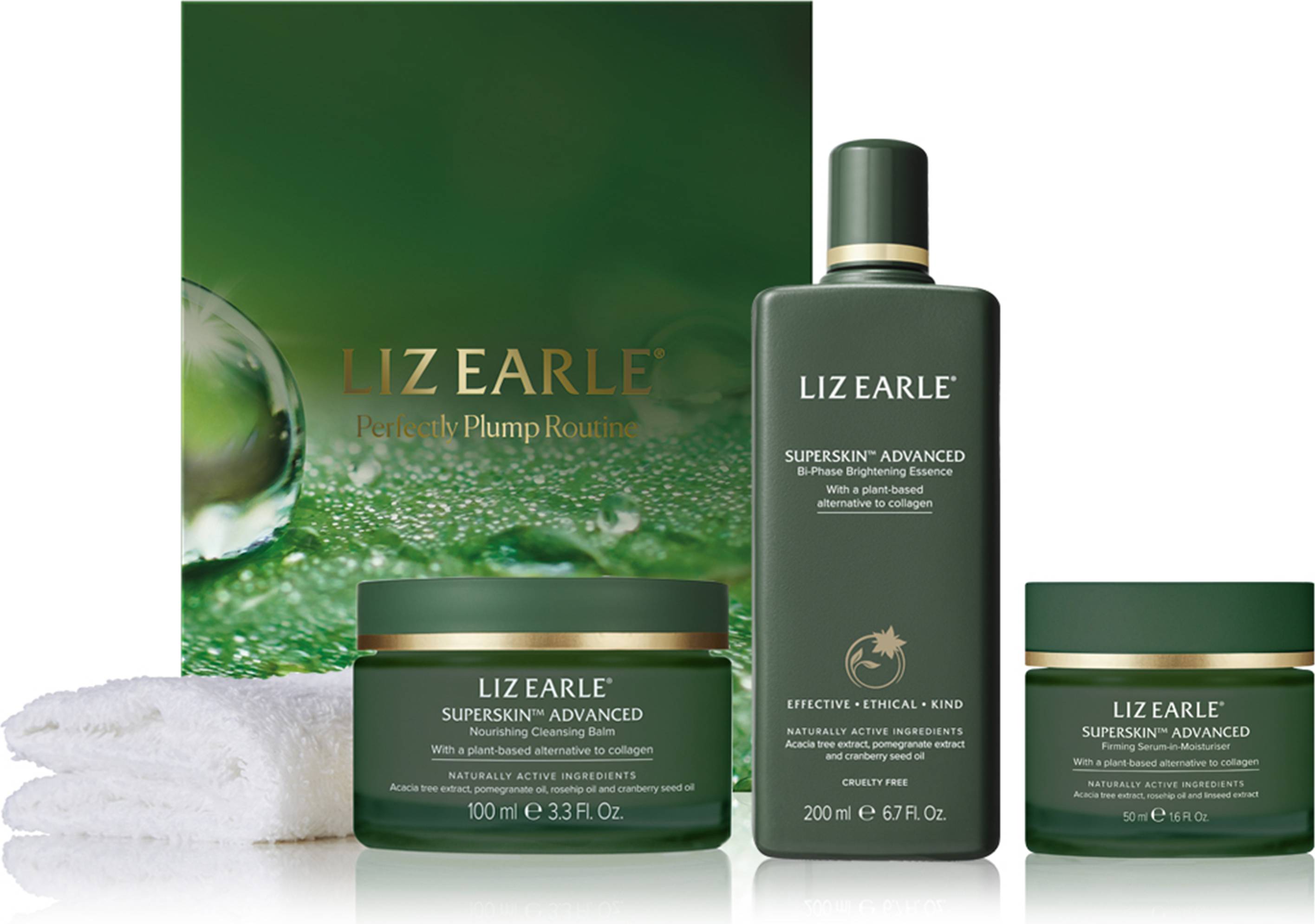 Liz Earle Perfectly Plump Skincare Routine