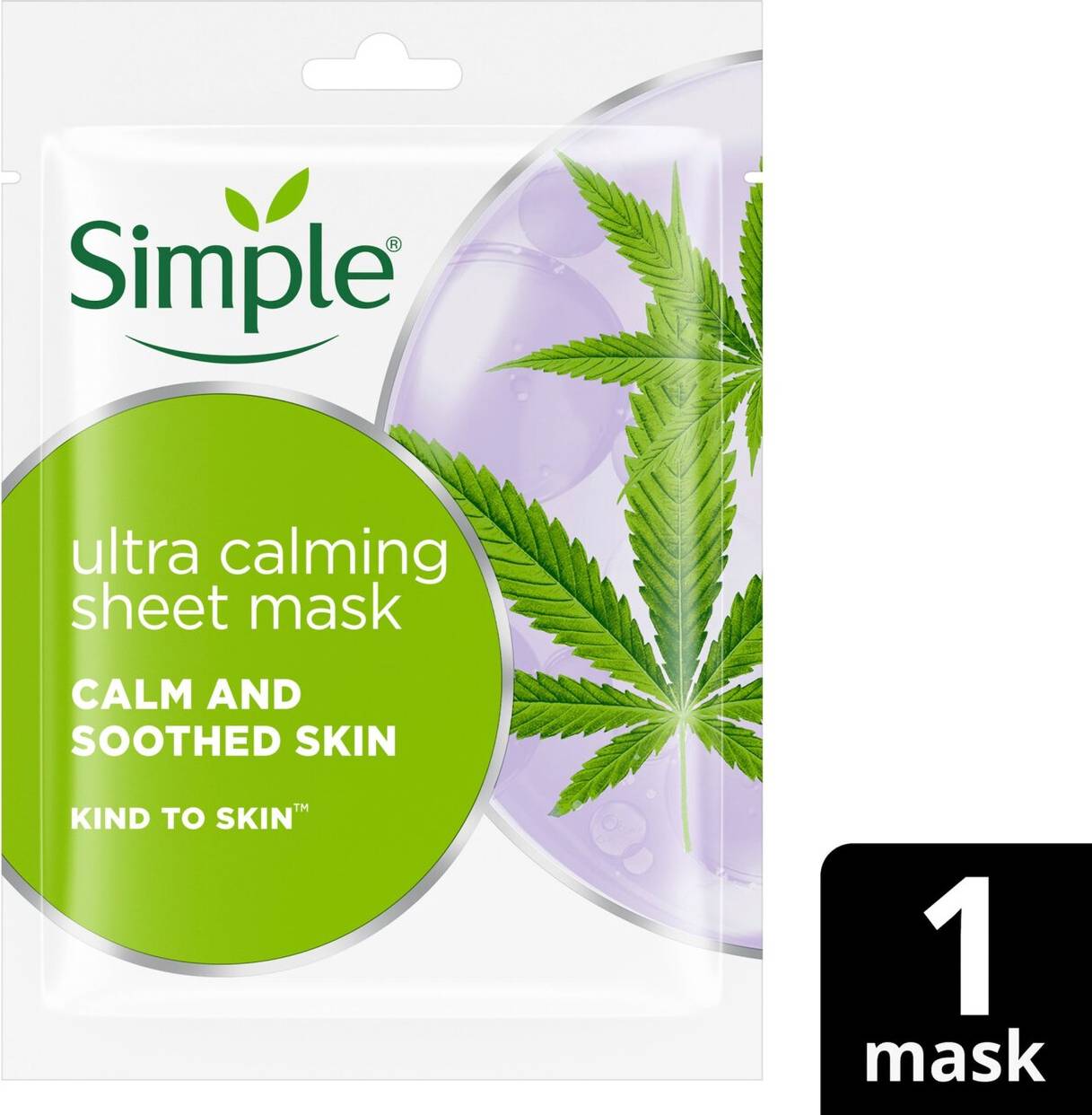Simple Ultra Calming Sheet Mask