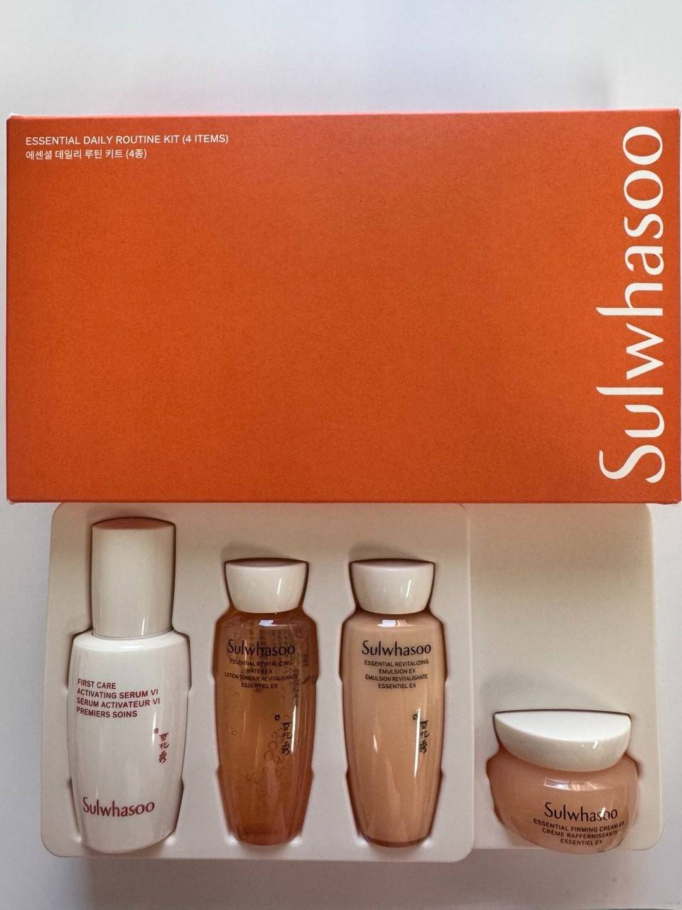 Sulwhasoo Essential Daily Routine Kit 4 Items