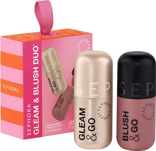 Sephora Collection Duo Med Flytande Rouge Och Highlighter - Rosa/Flerfärgad