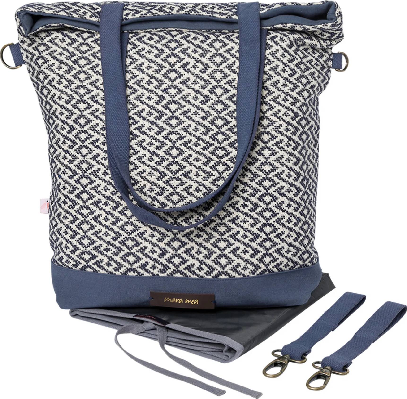Multi-Position Changing Bag Navy Blue