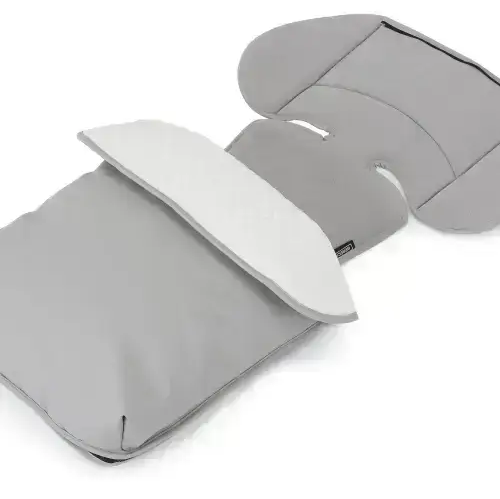 Bebecar Silver Grey Fleece Footmuff