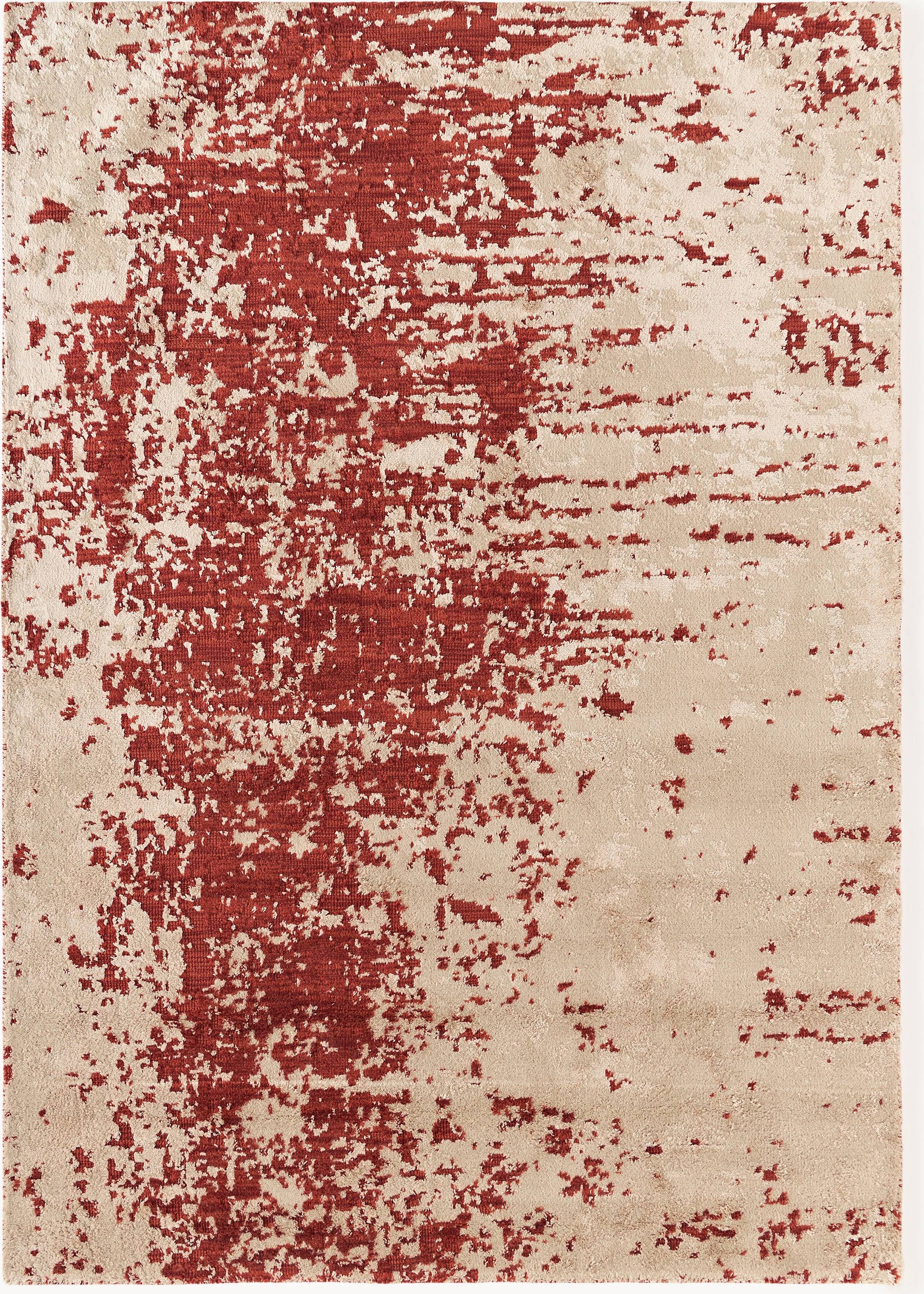 Westwing Collection Hand-Woven Wool Rug Cynthia Abstract Pattern