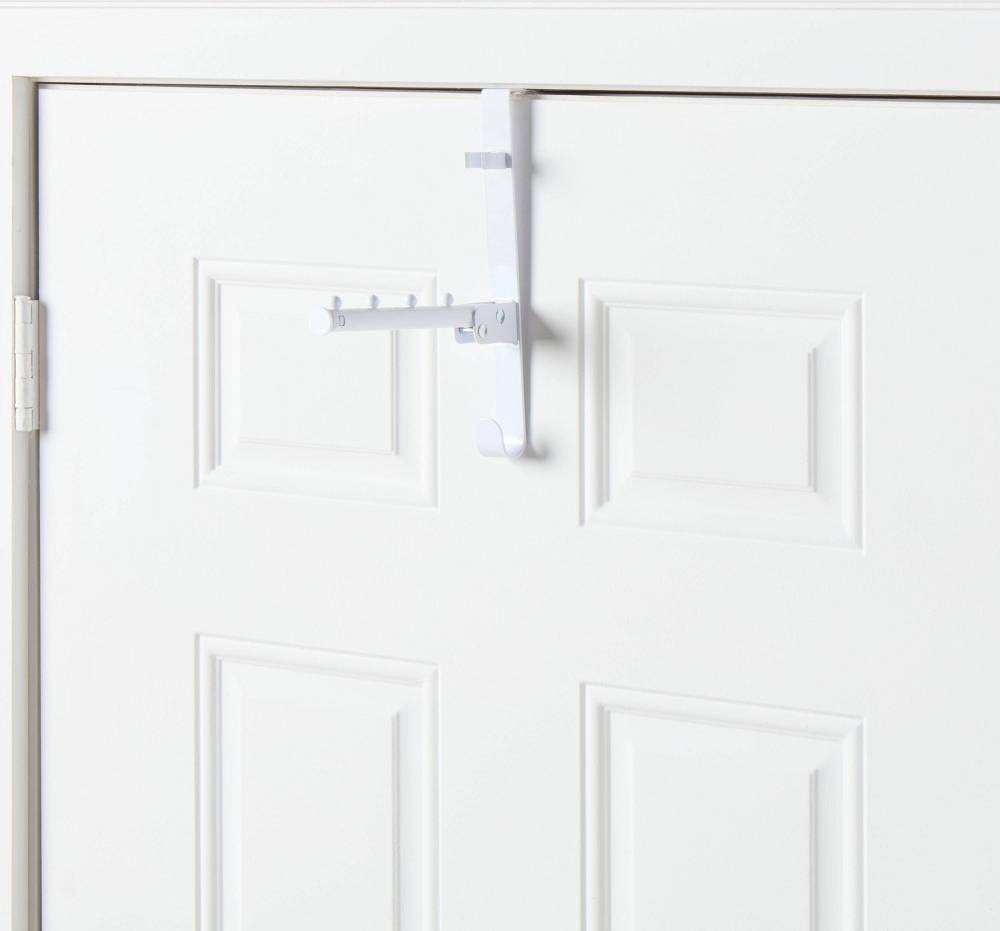 Laundry drying rack foldable Brightroom Over The Door Drying Rack Foldable Extendable White