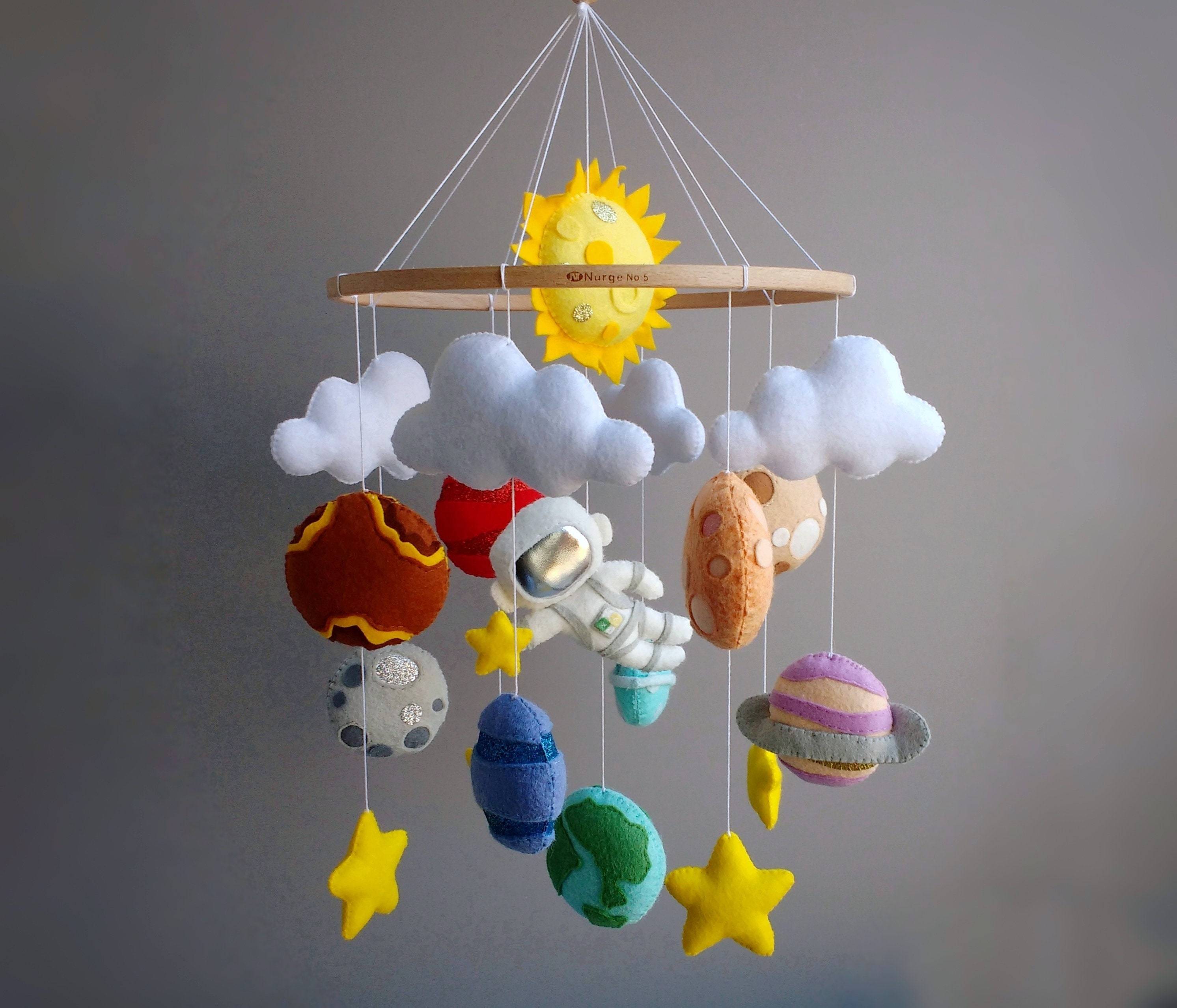 Solar system Etsy Handmade Planet Mobile Solar System