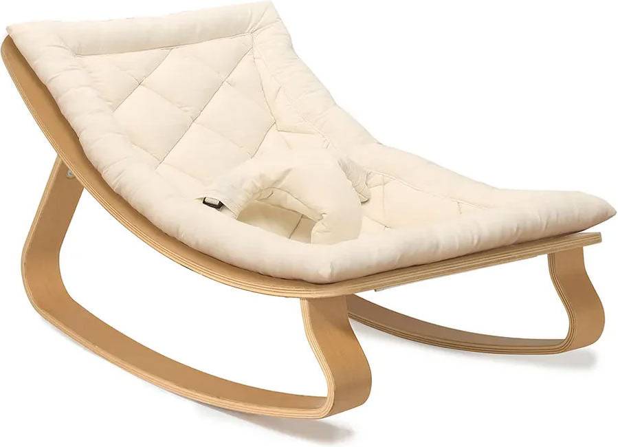 Levo Baby Rocker Organic Milk Walnut