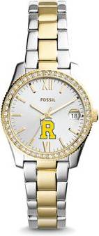Fossil Silver Rochester Yellow Jacket