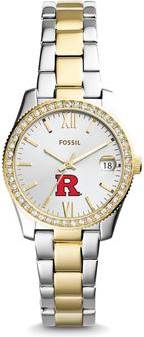 Fossil Rutgers Scarlette Mini Two-Tone Stainless Steel Watch